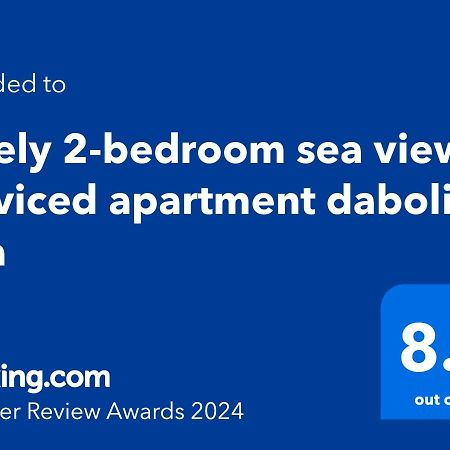 Lovely 2-Bedroom Sea View Serviced Apartment Dabolim Goa Buitenkant foto