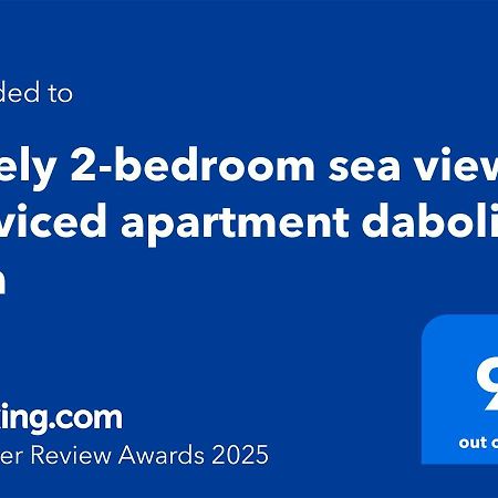 Lovely 2-Bedroom Sea View Serviced Apartment Dabolim Goa Buitenkant foto
