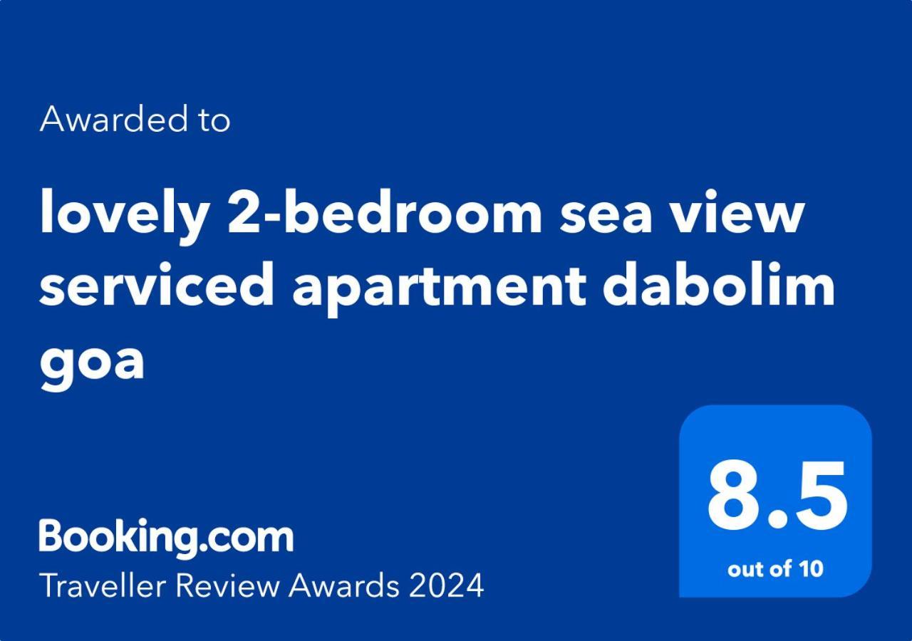 Lovely 2-Bedroom Sea View Serviced Apartment Dabolim Goa Buitenkant foto