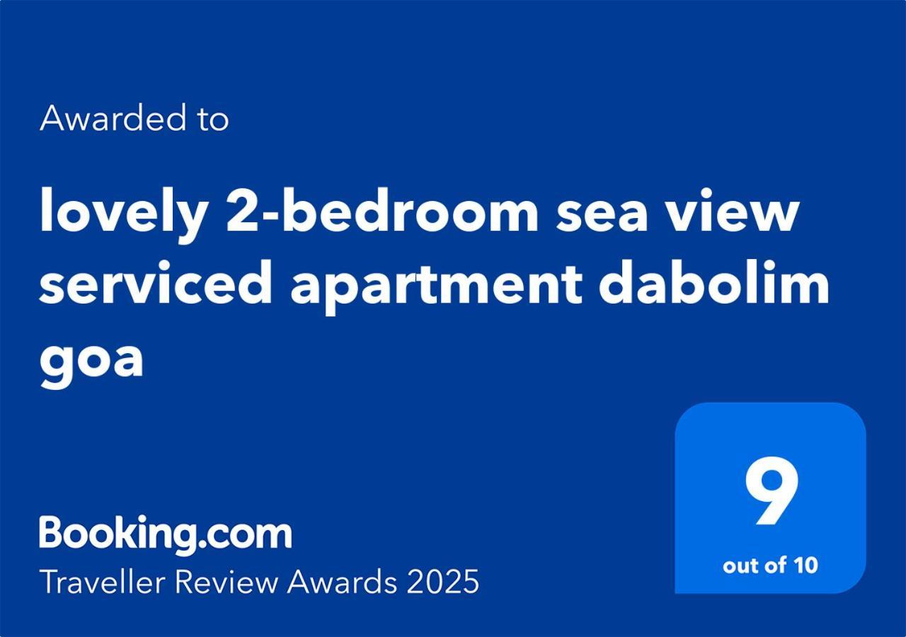Lovely 2-Bedroom Sea View Serviced Apartment Dabolim Goa Buitenkant foto
